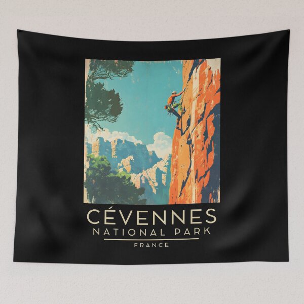 Item preview, A Vintage Travel Poster of Cévennes National Park - France  designed and sold by GoodOldVintage.