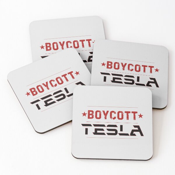 Item preview, Boycott Tesla : Vintage Resistance Red + Black designed and sold by TRVLR Designs.
