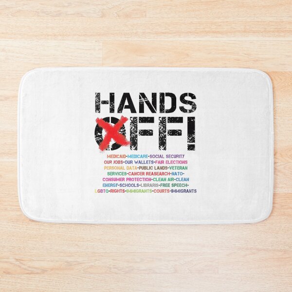 Item preview, Hands Off Protest Retro designed and sold by Vincent-Cloud.
