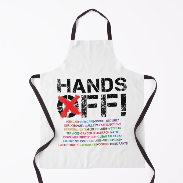 Item preview, Hands Off Protest Retro designed and sold by Vincent-Cloud.