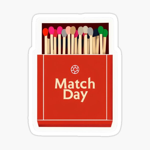 Item preview, Match Day - Football Sticker  designed and sold by stickers4-days.