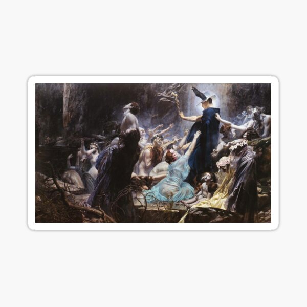 Item preview,  Souls on the Banks of the Acheron - Adolf Hirémy-Hirschl designed and sold by Vintage Designs +.