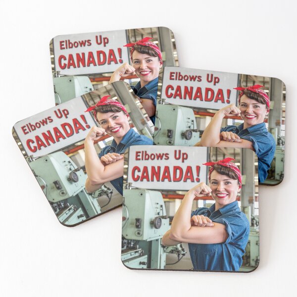 Item preview, "ELBOWS UP CANADA!" designed and sold by James Cumming.