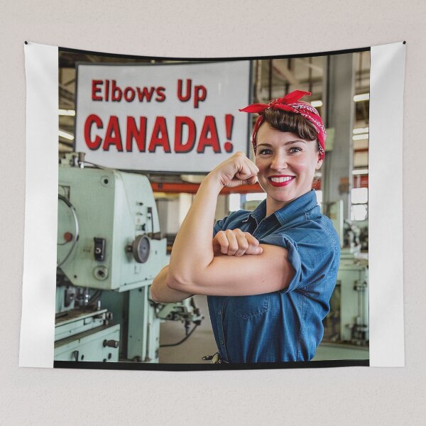 Item preview, "ELBOWS UP CANADA!" designed and sold by James Cumming.