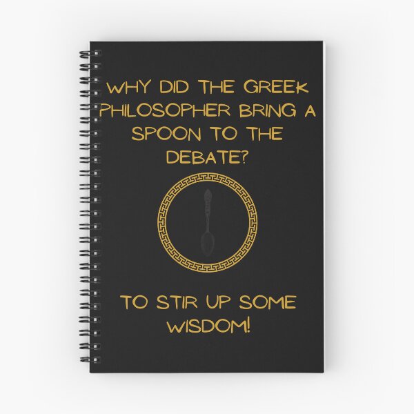 Item preview, Greek philosopher with a spoon designed and sold by adamlach88.