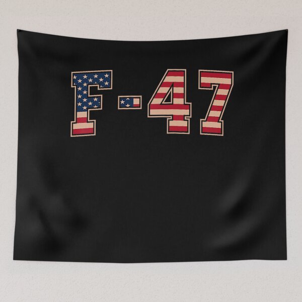 Item preview, F47 Fighter America Flag Vintage Style designed and sold by kerrickflowers.