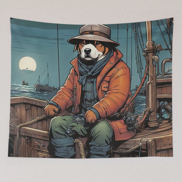 Item preview, Puppy Fisherman designed and sold by Colin Bentham.