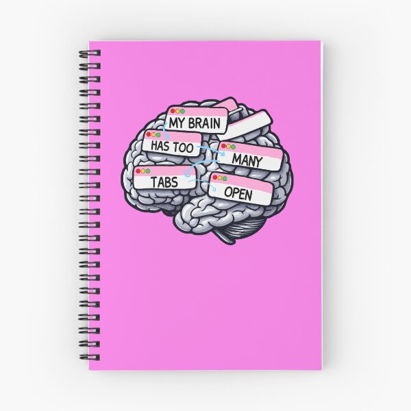 Item preview, My Brain Has Too Many Tabs Open, ADHD, Funny Bumper, Mental health matters, Brain, Funny Quote designed and sold by JustGift.