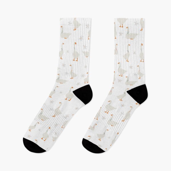 Item preview, Cute Hand Drawn Geese & Daisies designed and sold by idovedesign.