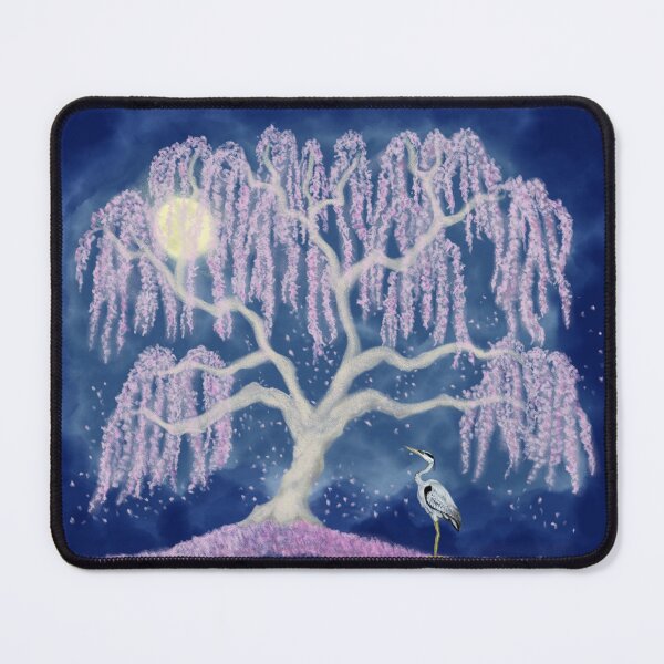 Item preview, A cherry blossom tree and an adorable bird designed and sold by greenPQBstudio.