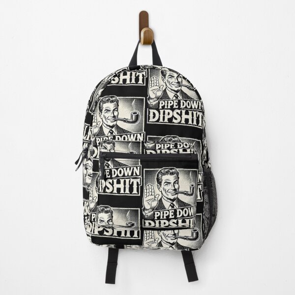 Item preview, Pipe Down Dipshit Funny Meme Retro Vintage designed and sold by GrulkeNedrow.