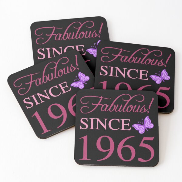 Item preview, Fabulous Since 1965 60th Birthday designed and sold by thepixelgarden.