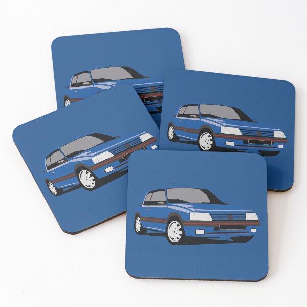 Item preview, Copie de drawing Youngtimer 205 GTI Rouge designed and sold by JPA-Graphisme.