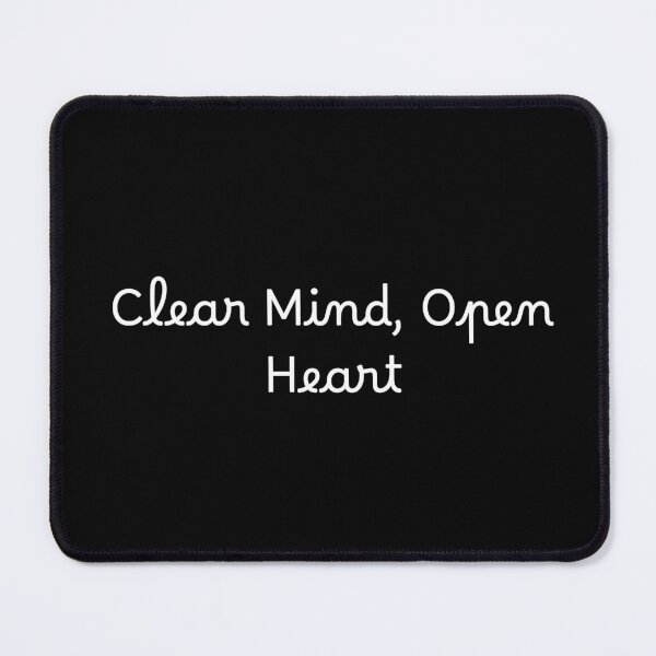 Item preview, Clear Mind, Open Heart designed and sold by Ninjacatoff.
