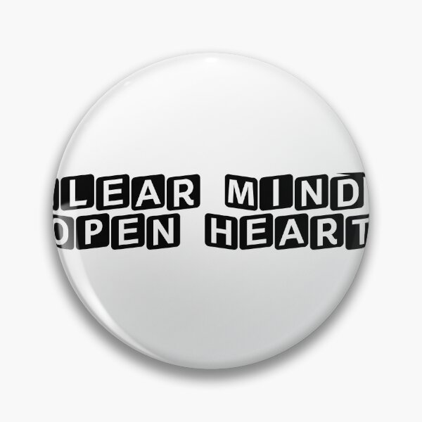 Item preview, Clear Mind, Open Heart designed and sold by Ninjacatoff.