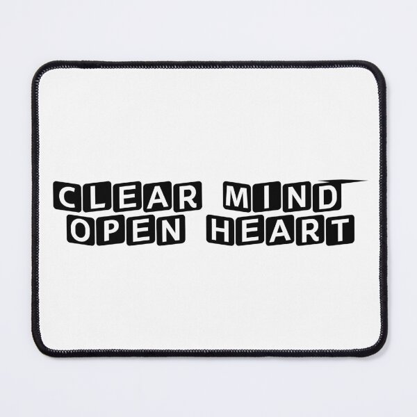 Item preview, Clear Mind, Open Heart designed and sold by Ninjacatoff.