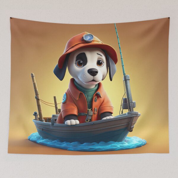 Item preview, Puppy Fisherman designed and sold by Colin Bentham.