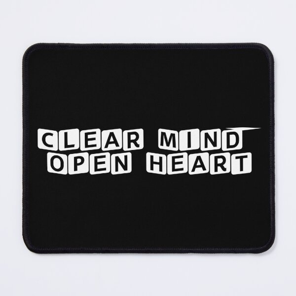 Item preview, Clear Mind, Open Heart designed and sold by Ninjacatoff.
