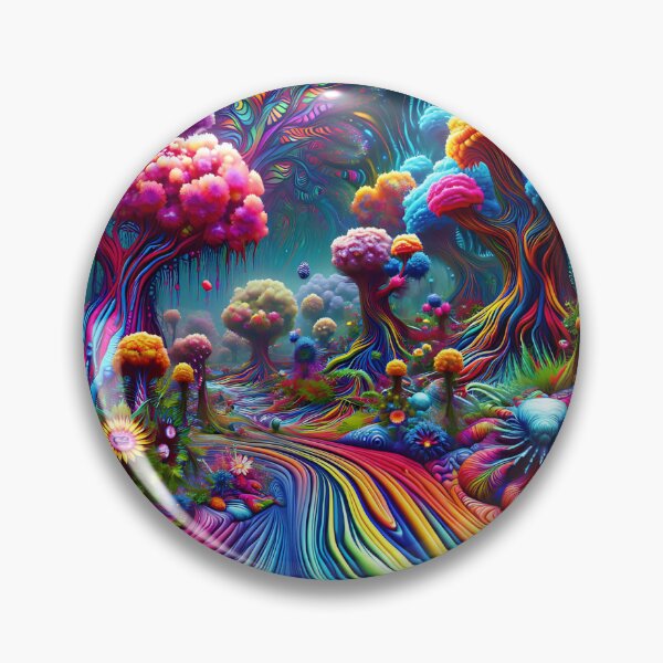 Item preview, Happy Hippie's Hike in a Psychedelic DMT Forest - 6 designed and sold by nyathiwa.