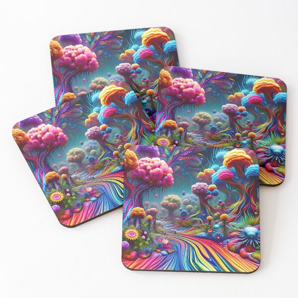 Item preview, Happy Hippie's Hike in a Psychedelic DMT Forest - 6 designed and sold by nyathiwa.