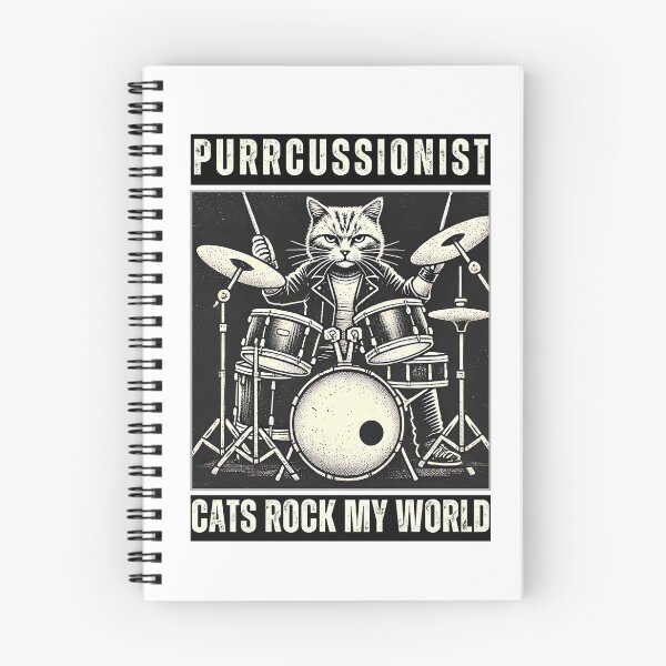 Item preview, Cats Rock My World - Purrcussionist designed and sold by Boggy62.