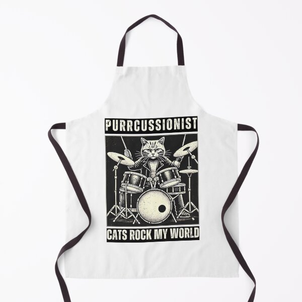 Item preview, Cats Rock My World - Purrcussionist designed and sold by Boggy62.