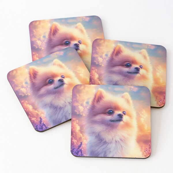 Item preview, Pomeranian in Lavender Field designed and sold by PetsArt.