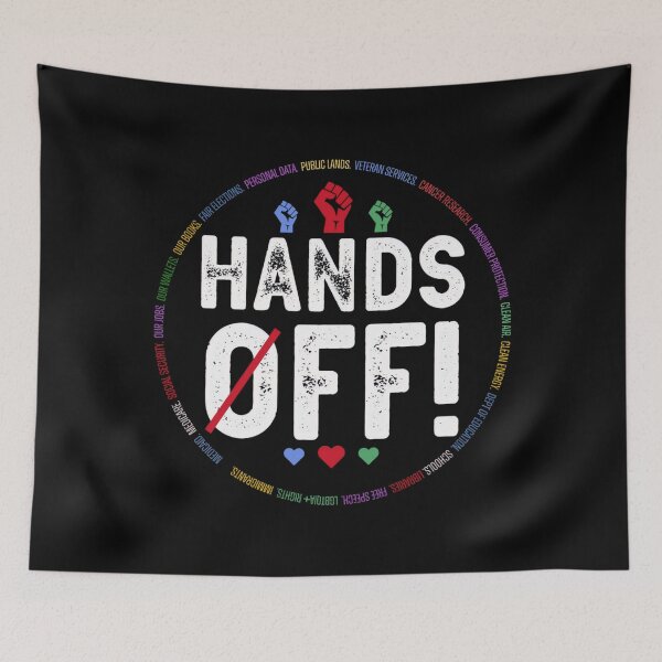 Item preview, Hands Off Protest Social Security And Medicare Protest Anti designed and sold by Vincent-Cloud.