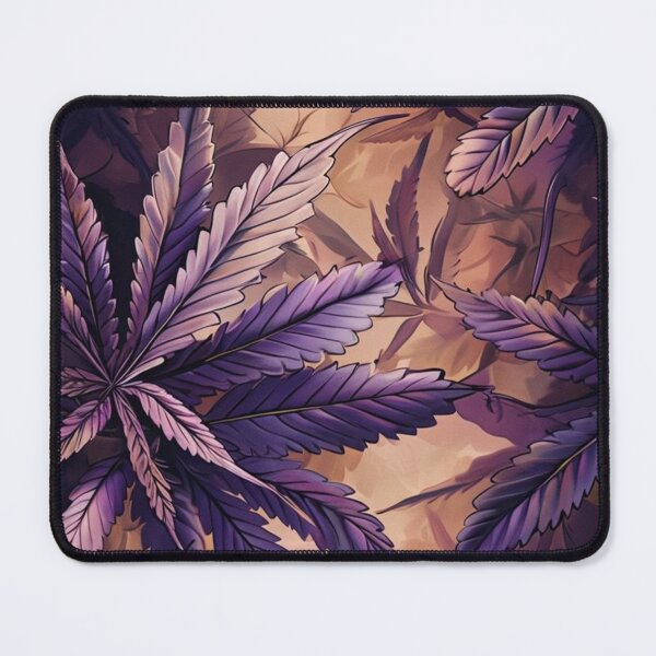 Item preview, purple marijuana leaf designed and sold by EccentricsByE.