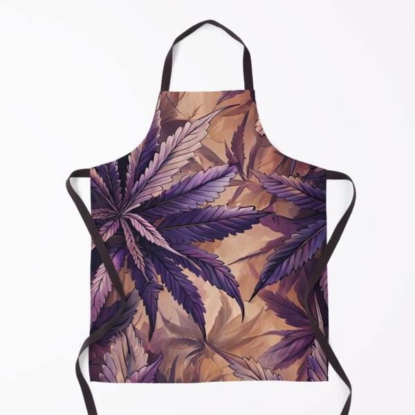 Aperçu de l'œuvre feuille de marijuana violette créée et vendue par EccentricsByE.