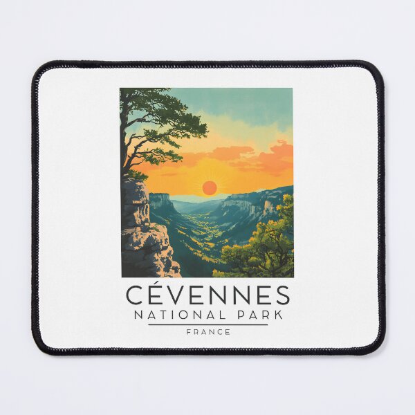 Item preview, A Vintage Travel Poster of Cévennes National Park - France designed and sold by GoodOldVintage.