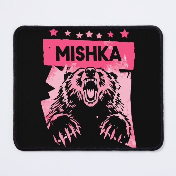 Item preview, Mishka – Fierce Russian Bear Roaring in Grunge Style designed and sold by VikArtStudio.