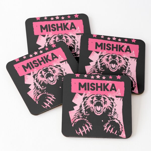 Item preview, Mishka – Fierce Russian Bear Roaring in Grunge Style designed and sold by VikArtStudio.