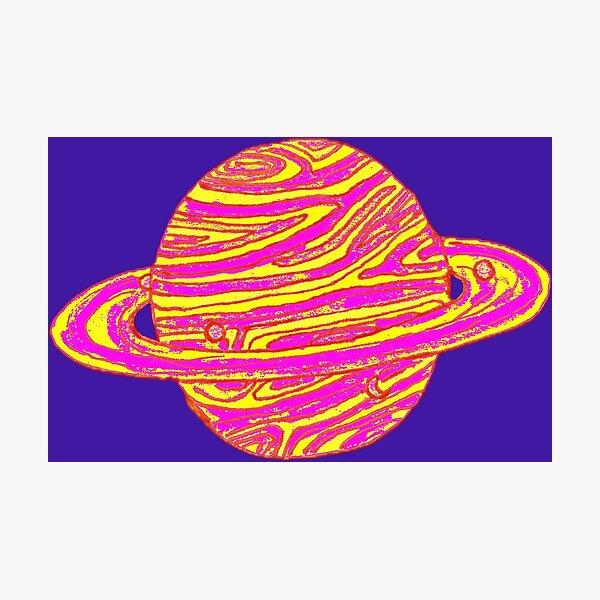 Artikel-Vorschau von Saturn – Kreative Stiftkunst – Variation 9, designt und verkauft von Vision Illustrated.