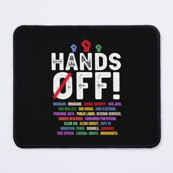 Item preview, Hands Off Protest Social Security And Medicare Protest Funny designed and sold by Vincent-Cloud.