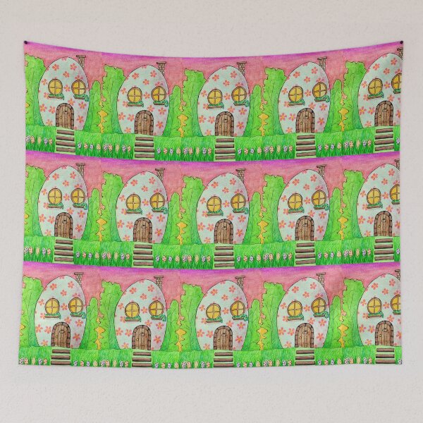 Item preview, Easter egg house designed and sold by Paintedhues.