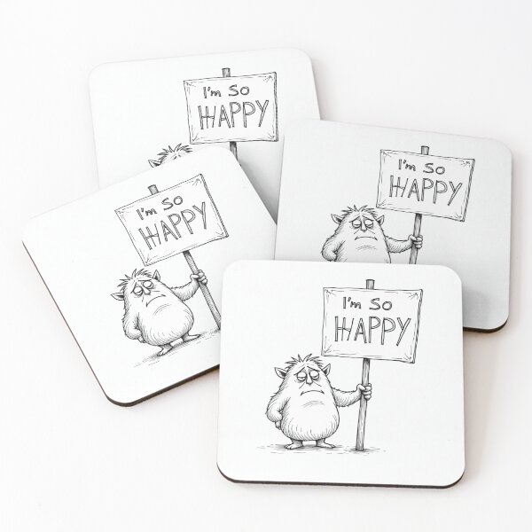 Item preview, sad cartoon, irony illustration, sarcastic  designed and sold by MOTAS Graphics .