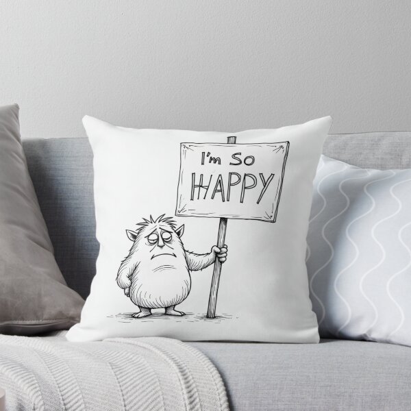Item preview, sad cartoon, irony illustration, sarcastic  designed and sold by MOTAS FASHION .