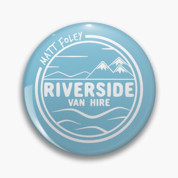 Item preview, Matt Foley's Riverside Van Hire Logo designed and sold by PrintStopStudio.