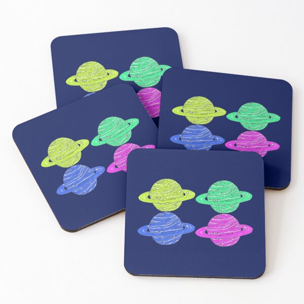 Item preview, Four planets in the play of colors designed and sold by Vision Illustrated.