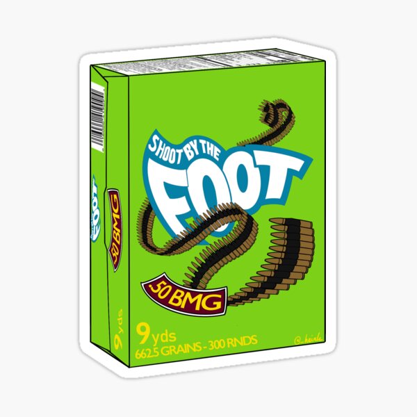 Item preview, Shoot By The Foot  designed and sold by Rotorhead Designs.