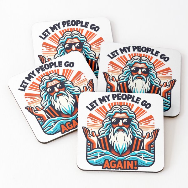 Item preview, Let My People Go – Again! - Funny Modern Passover Jewish Design designed and sold by My Joyful Charm Store.