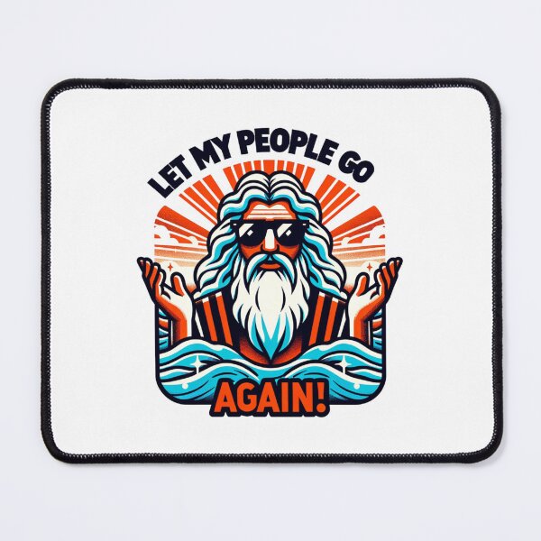 Item preview, Let My People Go – Again! - Funny Modern Passover Jewish Design designed and sold by My Joyful Charm Store.