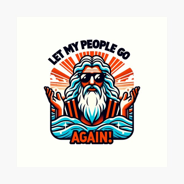 Item preview, Let My People Go – Again! - Funny Modern Passover Jewish Design designed and sold by My Joyful Charm Store.