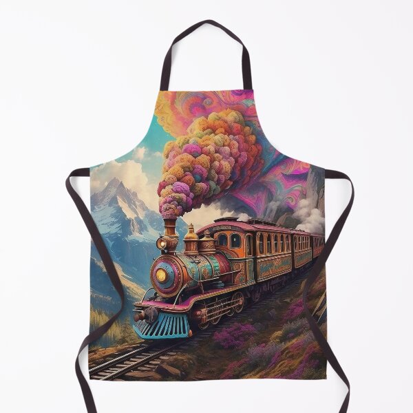 Item preview, Psychedelic Hippie Express Train. designed and sold by nyathiwa.