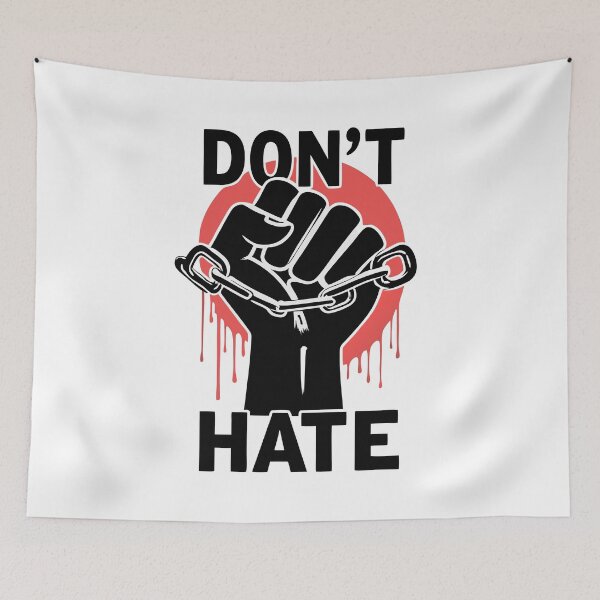 Item preview, Break the Chains of Hate designed and sold by Delemore Art.