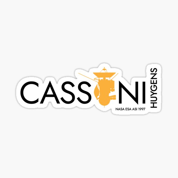 Item preview, CASSINI-HUYGENS. NASA ESA ASI 1997. Typographic Logo designed and sold by BGALAXY.