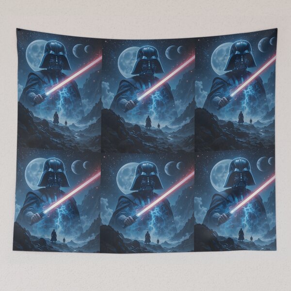 Item preview, Blue Night Star Wars Characters Cinematic Art  designed and sold by ART ATTACK ZONE.