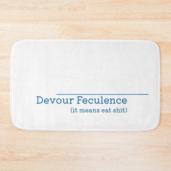 Item preview, Severance TV Show Mr. Milchick Devour Feculence (iykyk) designed and sold by RealLifeMerchies.