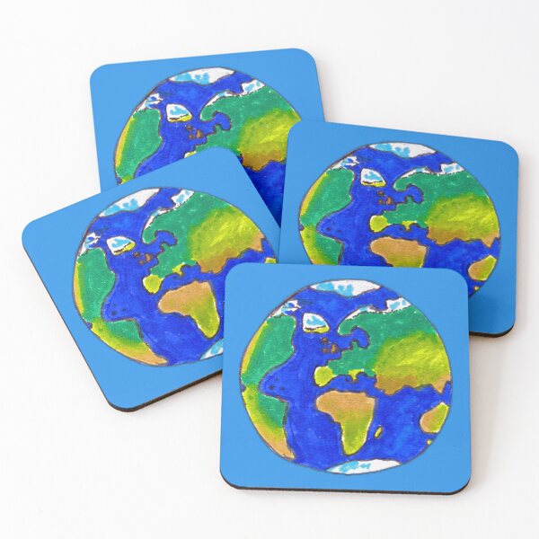 Item preview, The Earth – Hand-painted Planet – Variation 1 designed and sold by Vision Illustrated.